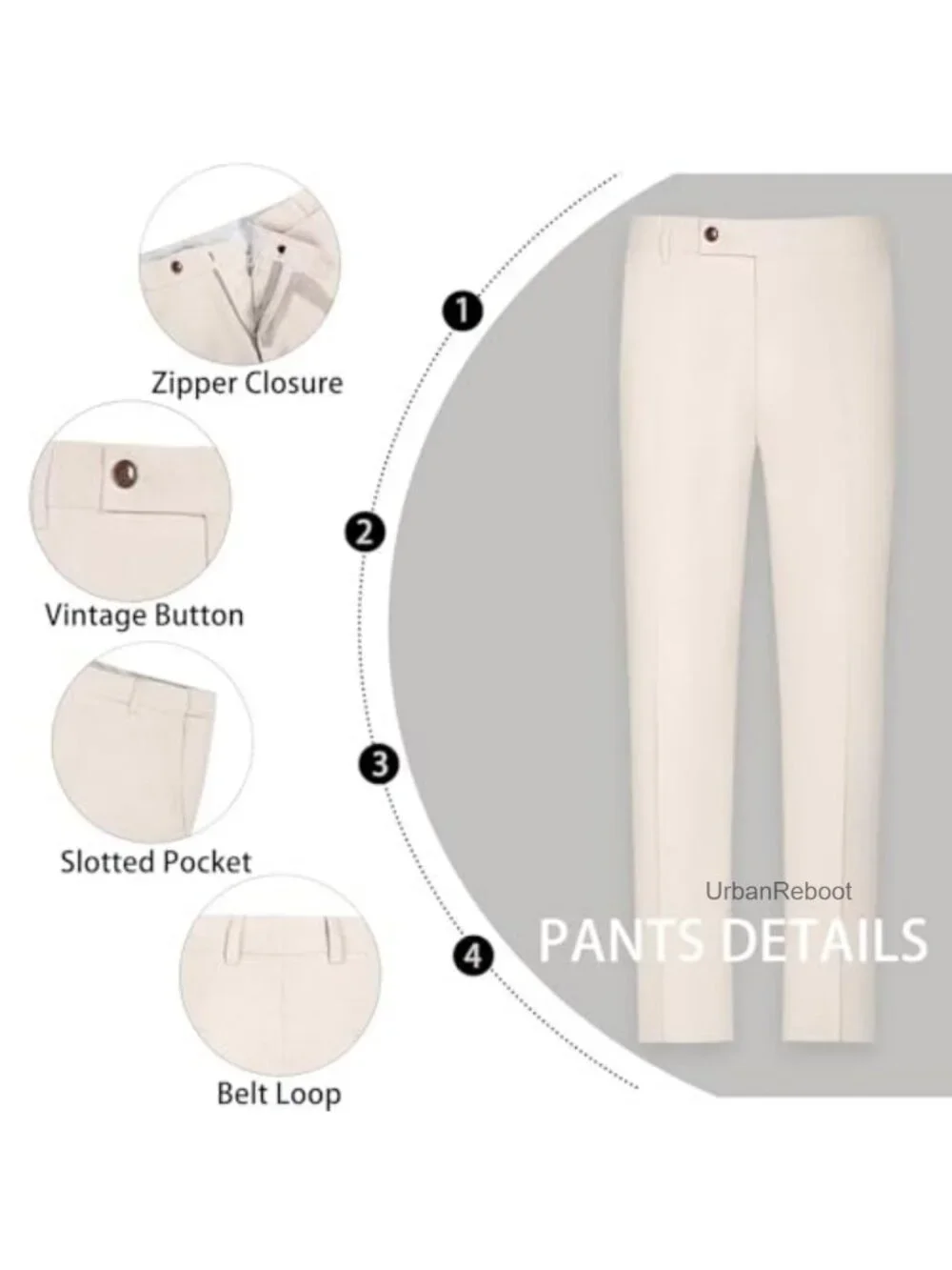 Linen Suit 2 Piece Slim Fit Men's Wedding Prom Outfit Blazer Pants Set